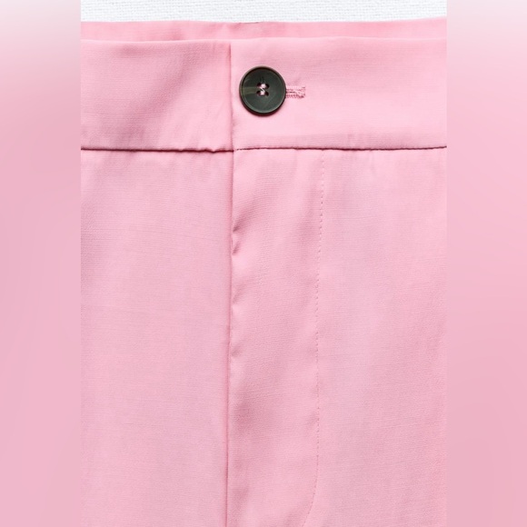 ZARA NEW FLOWY PLEATED PANTS - Picture 10 of 16